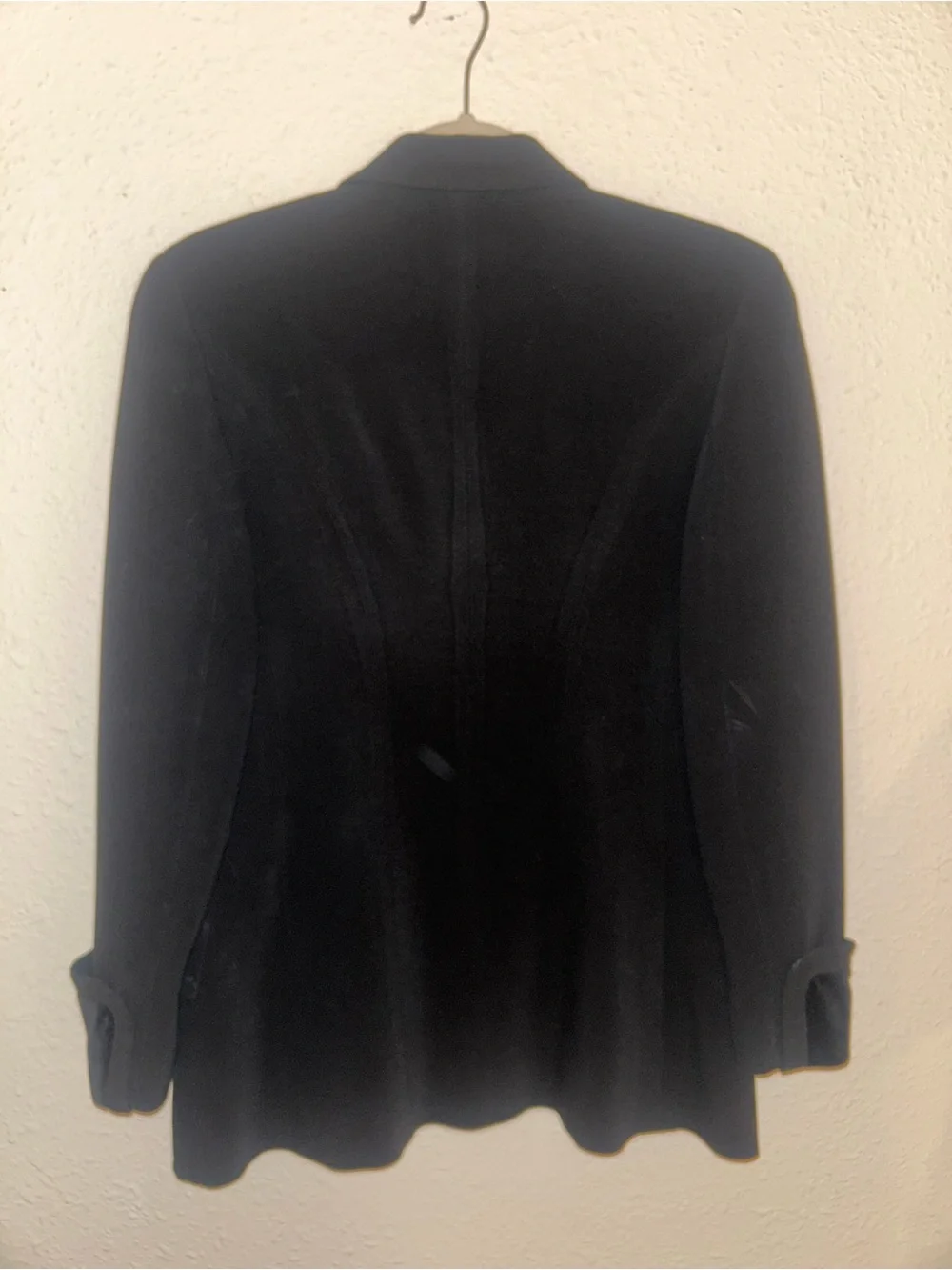 Unisex Stunning Kenzo Paris Black Velvet Tuxedo Jacket